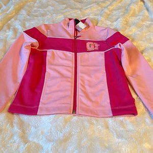 Danskin Now Pink Unlined Jacket Girls Size 7/8 NWT
